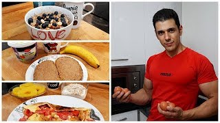 3 DESAYUNOS SALUDABLES PARA GANAR MASA MUSCULAR [upl. by Prowel]