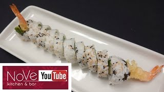 Shrimp Tempura Roll  How To Make Sushi Series [upl. by Kauffmann]