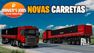 Nova Atualização Do Drivers Jobs Online Simulator Com Carretas [upl. by Mcconnell]