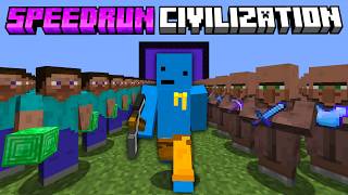 Minecraft But I Join SPEEDRUN CIVILIZATION [upl. by Selrahcnhoj605]