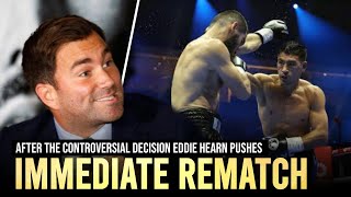 Eddie Hearn PUSHES Immediate Rematch  Frazer Clarke Set to Surgery After 1st Round Loss to Wardley [upl. by Argella]