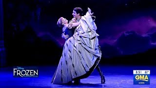 Frozen Broadway Performance Of quotLove Is An Open Doorquot GMA [upl. by Nnoj]