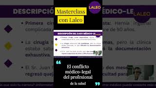 ¿Te perdiste nuestra Masterclass sobre Prevención de Conflictos MédicoLegales [upl. by Carny]