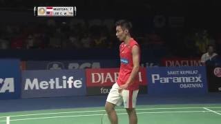 BCA Indonesia Open 2016  Badminton SF M5MS  Ihsan Maulana Mustofa vs Lee Chong Wei [upl. by Almund]