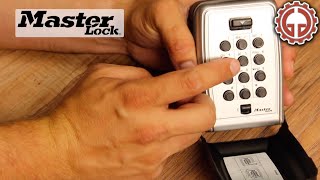 Master Lock Push Button Wall Mount Lock Box UNBOXING 5423D [upl. by Yuria664]