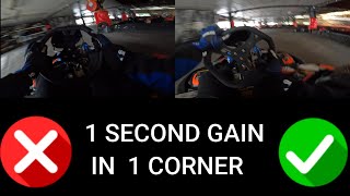 HOW TO START IMPROVING IN GOKARTING  ONE TECHNIQUE [upl. by Ailedo221]