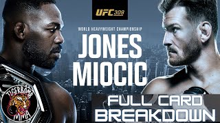 UFC 309  Jones vs Miocic Full Card Breakdown amp Predictions [upl. by Doomham]