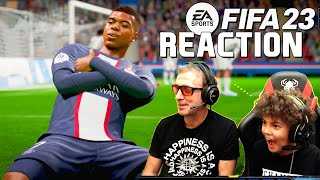 LA MIA PRIMA PARTITA A FIFA 23 REACTION [upl. by Ardnuhsal]