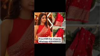 Keerthi Suresh banarasi saree with low price shortssareelowpriceshortsfeedshortsviralyoutube [upl. by Eliason]