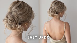 Easier Than It Looks Updo ❤️✨ Wedding Hairstyle Wedding Guest Prom [upl. by Llirrem]