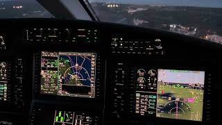 Pilatus PC12 NGX nightdusk landing [upl. by Blayze139]