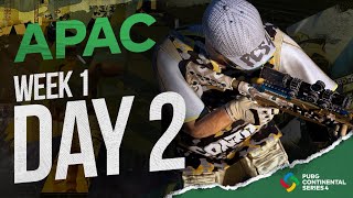 PCS4 APAC  Week 1 Day 2  PUBG Continental Series [upl. by Dallas]