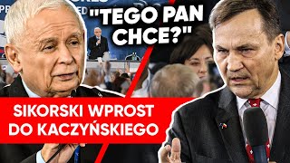 quotPanie prezesiequot Sikorski odezwał się wprost do Kaczyńskiego [upl. by Theressa387]