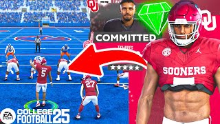 College Football 25 Dynasty Mode  Recruiting 5 Star Players [upl. by Balmuth]