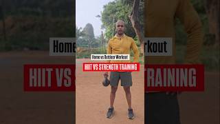 HIIT vs STRENGTH TRAINING strengthtraining hiit strenthworkout hiitworkout weighttraining [upl. by Prisca]