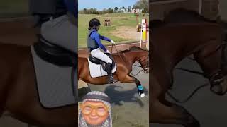 horse equestrian horseriding jumping pony failarmy funny hippa comedyfilms comedy [upl. by Ellynad]