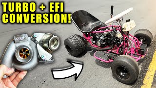 125cc TURBO Go Kart Build  Part 1 Fuel Injected [upl. by Noiramaj]