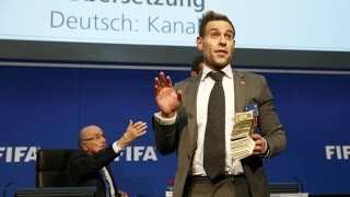 Sepp Blatter FIFA Prank Comedian Lee Nelson Interview [upl. by Miguelita]