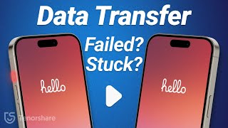 Transfer Data to New 1516 iPhone Failed Data Transfer Canceled Time Remaining 1 Minute Fixed [upl. by Palla]