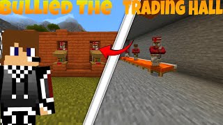 building The Villager Trading Hall in Minecraft Survival 2  Minecraft bedrock editinon [upl. by Helfant382]