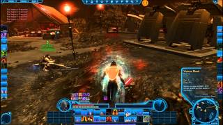 SWTOR Sith Juggernaut Level 55 vs Level 55 Sith Assassin Dueling Darkness [upl. by Idnahs203]