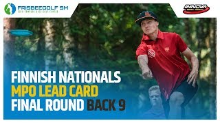 Finnish Nationals 2018 MPO Final Round Lead Card Back 9 [upl. by Caye279]