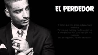 El Perdedor  Maluma Video Con Letra Reggaeton [upl. by Ieppet]