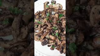 Air fryer mushrooms shorts [upl. by Arodnap]