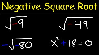 How To Find The Square Root of a Negative Number [upl. by Edahs]