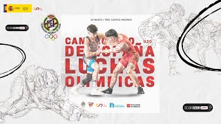 TAPIZ A  CAMPEONATO DE ESPAÑA U20 LUCHAS OLÍMPICAS [upl. by Adham]