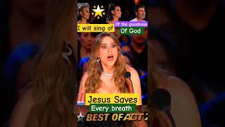 🌟 I will sing of the goodness of God AGT 2024 Audition music [upl. by Nytsirk45]