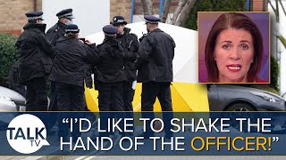 Julia HartleyBrewer Wants To quotShake The Hand Of The Officerquot Who Shot Dead Crossbow Suspect [upl. by Crudden422]