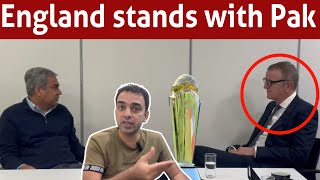 England shows its support towards Pak on Champions Trophy [upl. by Karleen]