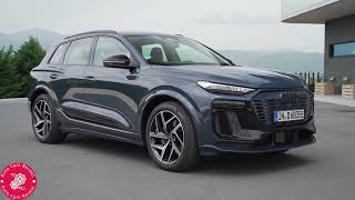 New Audi Q6 etron Quattro 2024  Plasma Blue  Exterior  Interior  Drive [upl. by Uel]