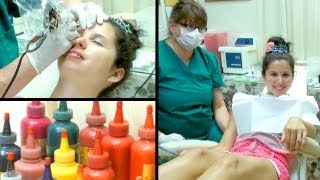 Getting Permanent Makeup Before amp After [upl. by Fabozzi853]