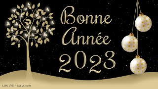 296  Bonne année 2023  Carte virtuelle à partager [upl. by Leamaj]