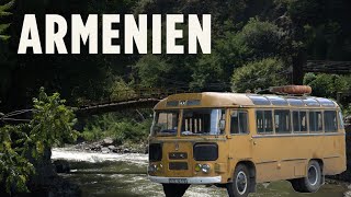 Überraschungsbaustellen Ladas und russische Oldtimer Busse Armenien mit dem Camper [upl. by Wheaton]