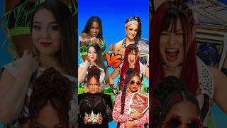 Naomi Roxanne Perez Nia Jax vs Bayley Bianca Belair Iyo Sky 😈🤬 wwe youtubeshorts [upl. by Azriel]