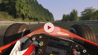 Assetto Corsa  Ferrari F2004 Nordschleife clips PS4 [upl. by Porter]