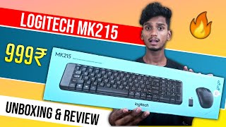 Wireless Keyboard amp Mouse Combo Only 999₹😱🔥  Logitech MK215  Logitech  NSA Tech [upl. by Saks]