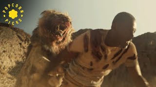 Idris Elba Wrestles The Lion Final Fight  Beast [upl. by Lemmie]