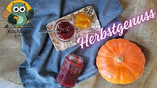 Der Herbst ist da Zeit für 2erlei Konfitüre nach Herbstgeschmack  Thermomix® TM6 TM5 ♥️ 𝑲𝒐𝒄𝒉𝑬𝒖𝒍𝒆 [upl. by Aerdnat]