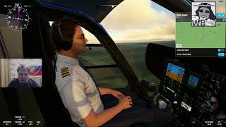 Ugledar to Mariynka by helicopter  MSFS H135  WB Flies 8 with Soviet Russian Bear [upl. by Brieta752]