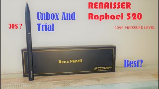 RENAISSER Raphael 520 Surface Stylus  Unbox  Unbox Abnormal [upl. by Einnaej]