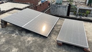 MY 1 KW Watt Solar System  Loom Solar 225 Watt Solar Panel 200 Watt UTL Solar loomsolar utlsolar [upl. by Sibyl]