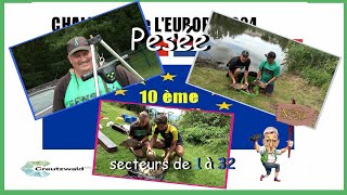 N°20 Pesée 2ème manche de 1 à 32 au 10ème Challenge de lEurope 2024 de pêche au coup à Creutzwald [upl. by Zak]