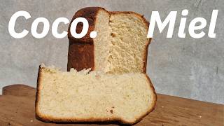 PAN DULCE Barato Fácil de COCO y MIEL Receta SIN MANTECA PASO A PASO [upl. by Jecho]