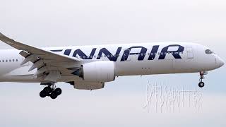 Finnair A350941 Landing At DallasFort Worth International Airport [upl. by Siegel]