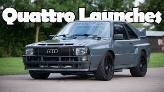 Most Insane Audi Quattro Launches [upl. by Ozkum]