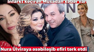 Nura Suri Ulvira Qarayevaya əsəbləşib canlı efiri tərk etdi [upl. by Tisdale]